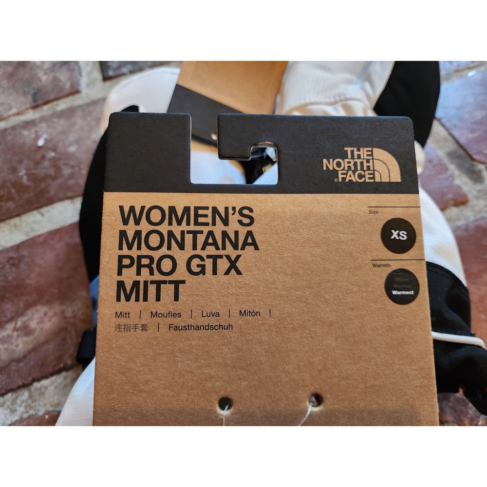 The North Face Womens Montana Pro GTX Mittens White XS Gore-Tex Warmth - Picture 8 of 10